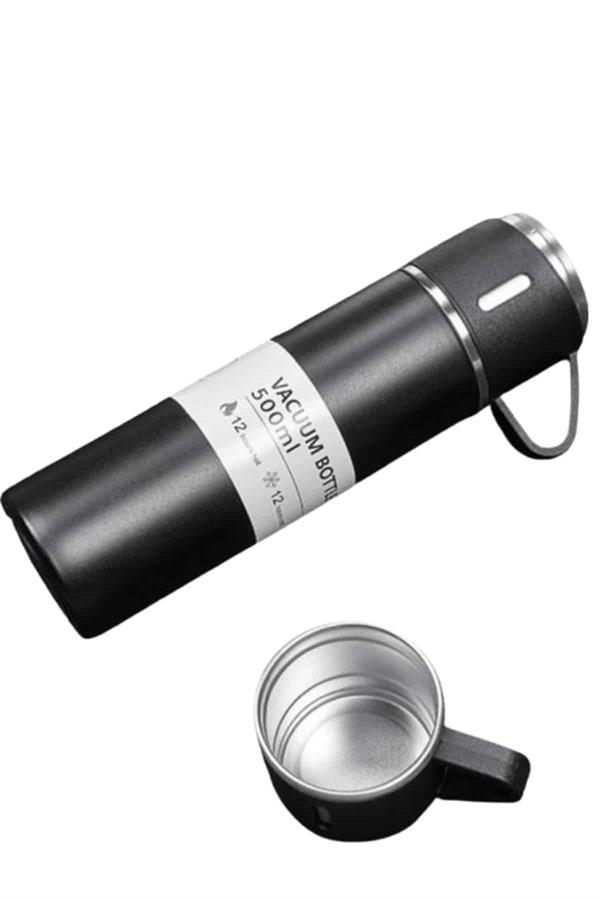 3 Bardaklı Termos Seti Anneler Gününe Özel Hediye Taşınabilir Sızdırmaz Isı Koruyucu - Lisinya