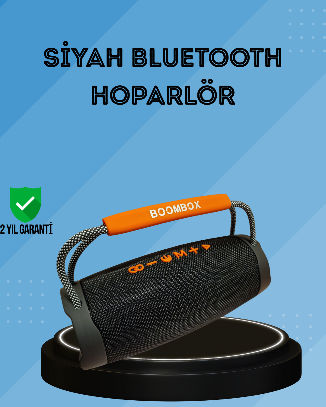 RGB Efektli Derin Baslı Kablosuz Taşınabilir Hoparlör - Lisinya