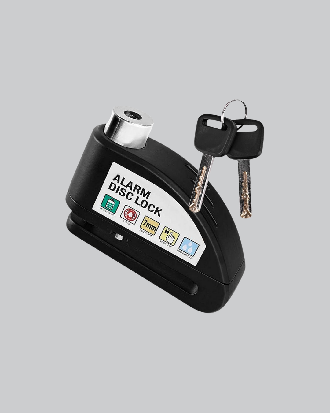 110 dB Alarmlı Disk Fren Kilidi Su Geçirmez Çelik Gövde Motosiklet Güvenlik - Lisinya