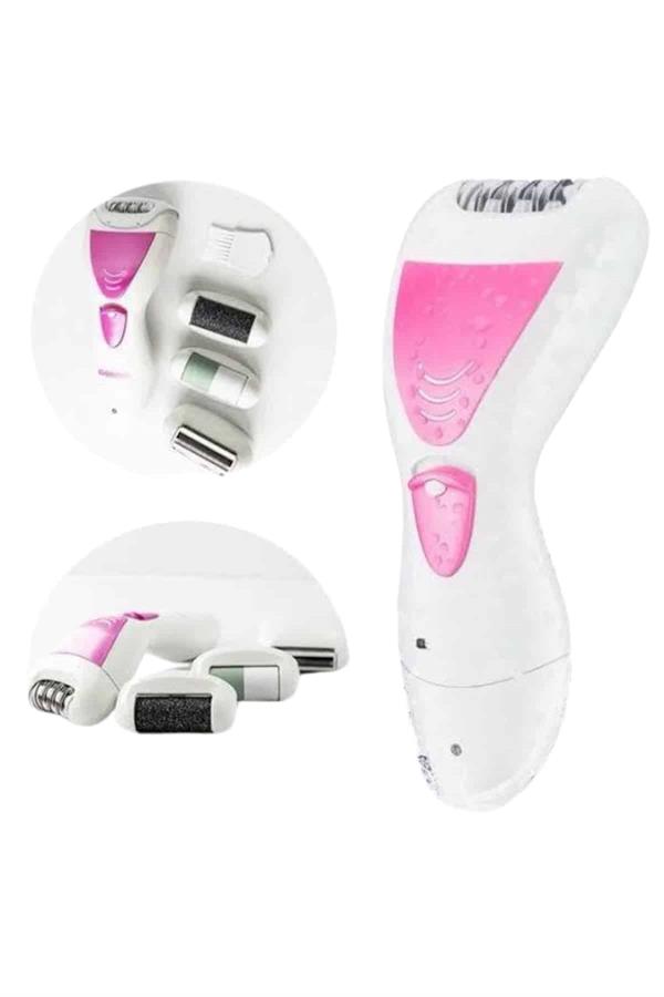4 Başlıklı Bakım Cihazı Epilatör Tüy Alma Makinesi Topuk Törpüsü - Lisinya