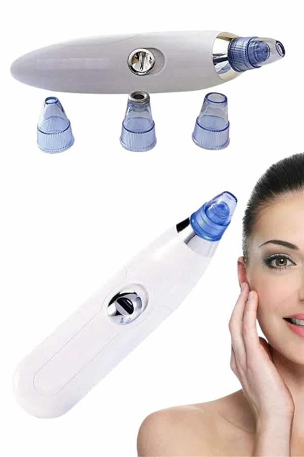 4 Başlıklı Pilli Vakumlu Siyah Nokta Temizleyici Akne Ve Sivilce Önleyici - Lisinya