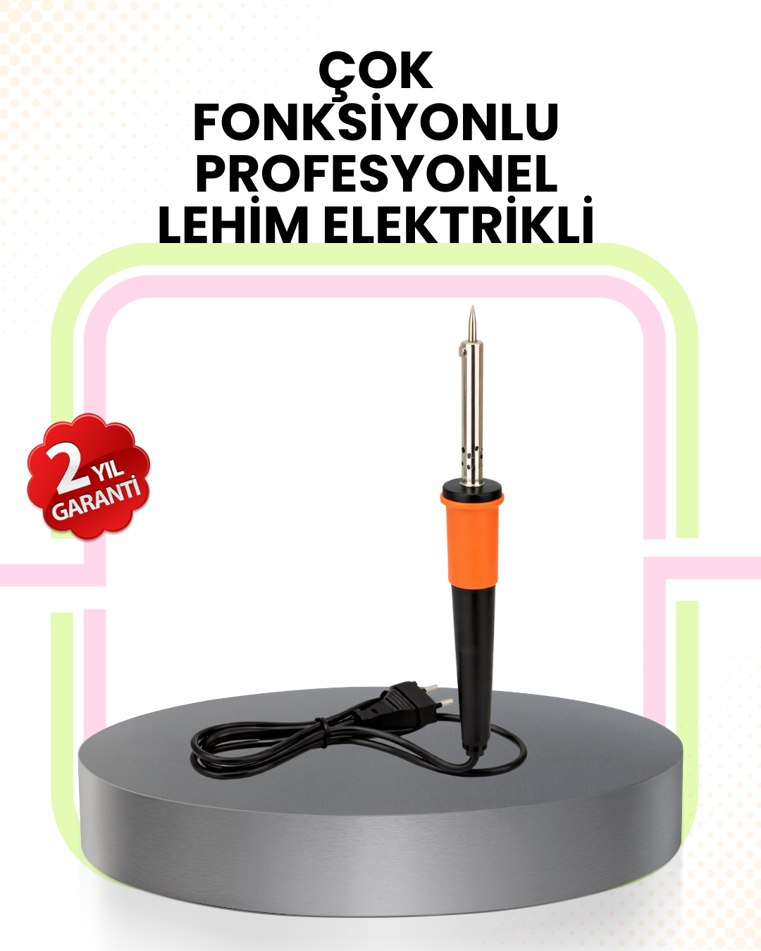 3D Akıllı Kesim Teknolojili Şarjlı Tıraş Seti – 3 Başlıklı, Paslanmaz Çelik Bıçaklı - Lisinya