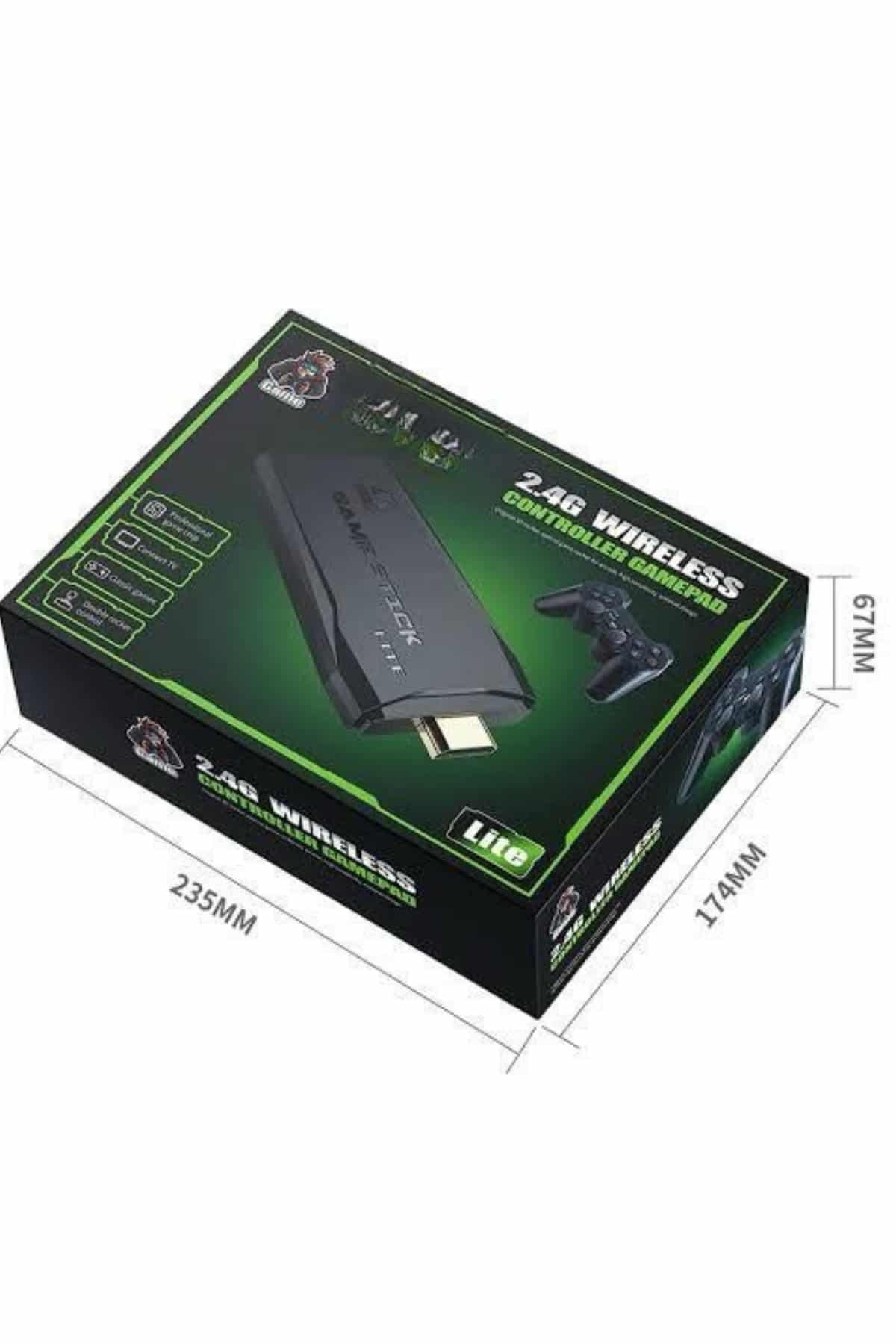 2.4g Uyumlu Kablosuz Çift Kol Atari Retro 20000 Oyun Game Stick - Lisinya