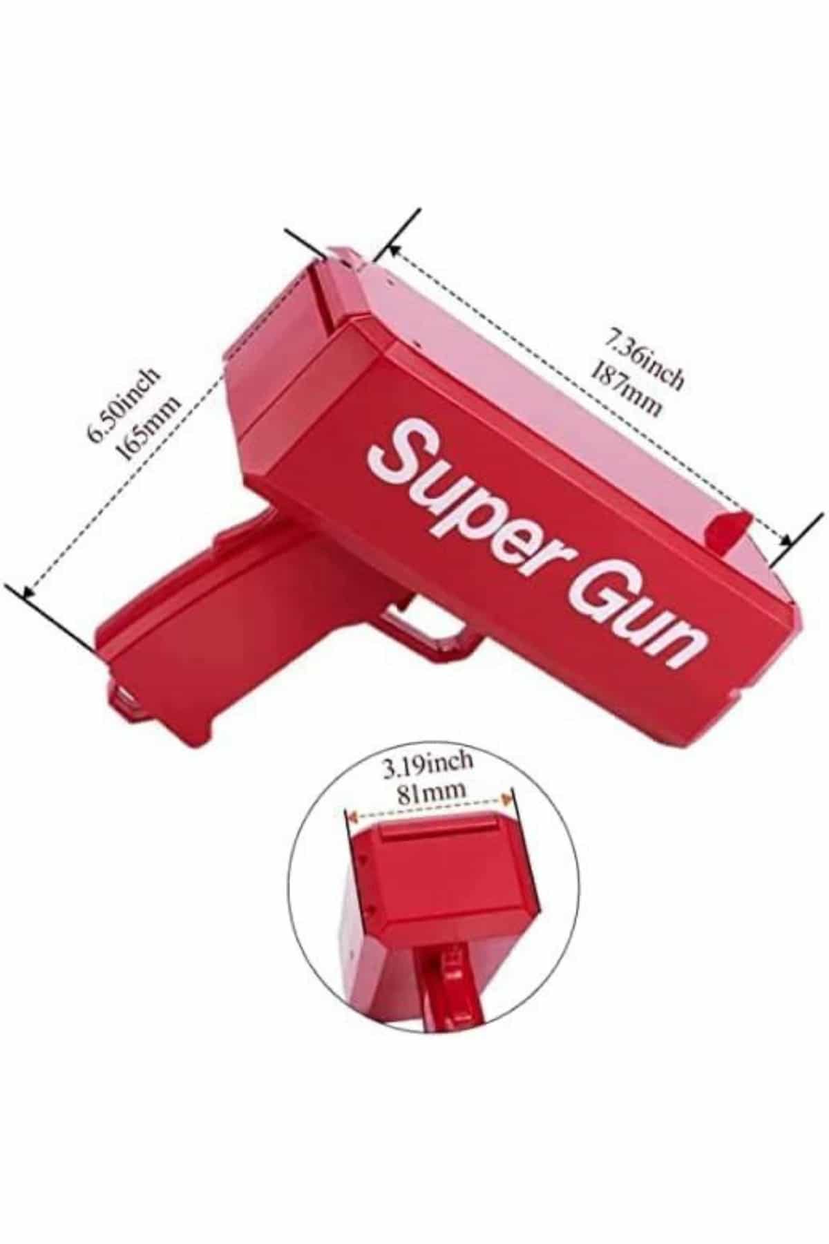 Para Dolar Atma Makinası Super Money Gun Para Saçma Fırlatma Tabancası - Lisinya