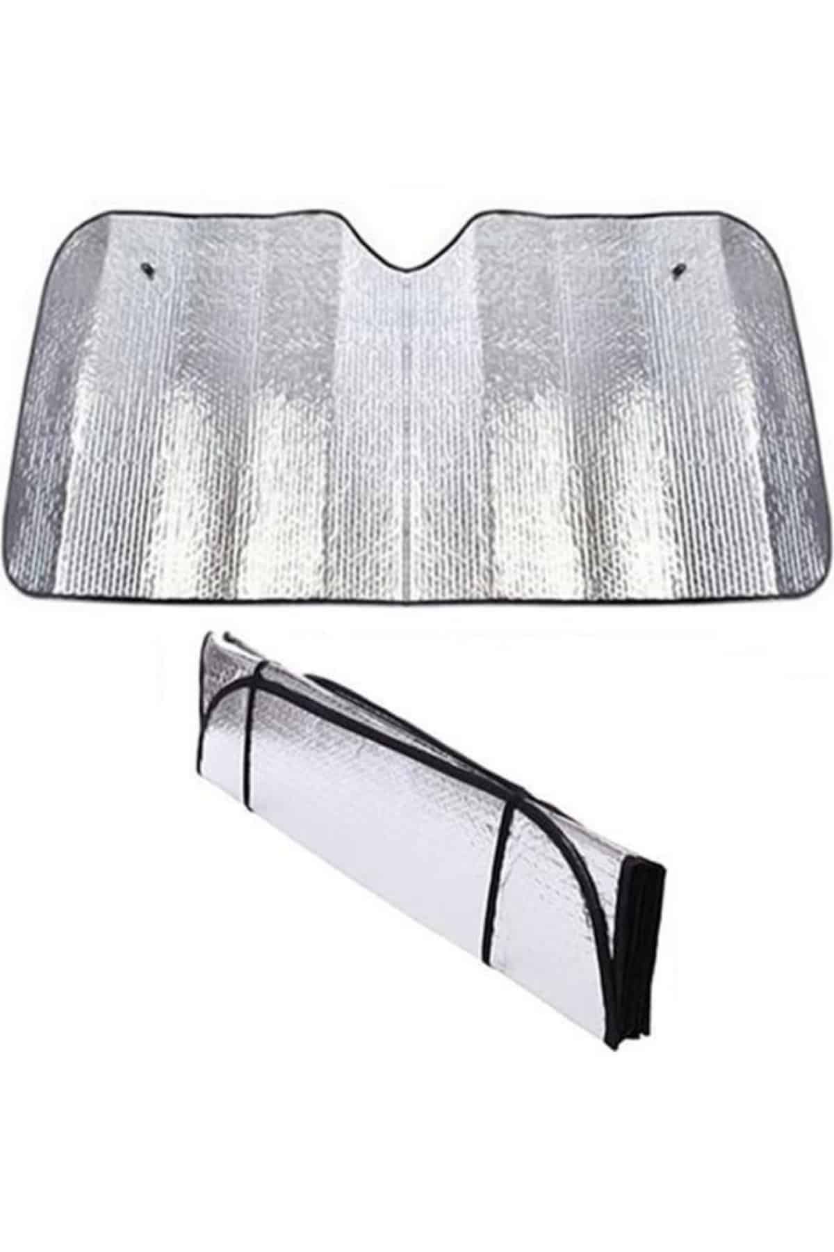 Araba Ön Cam Güneşliği Katlanabilir Oto Güneşlik Tüm Araç Modellerine Uygun - Lisinya