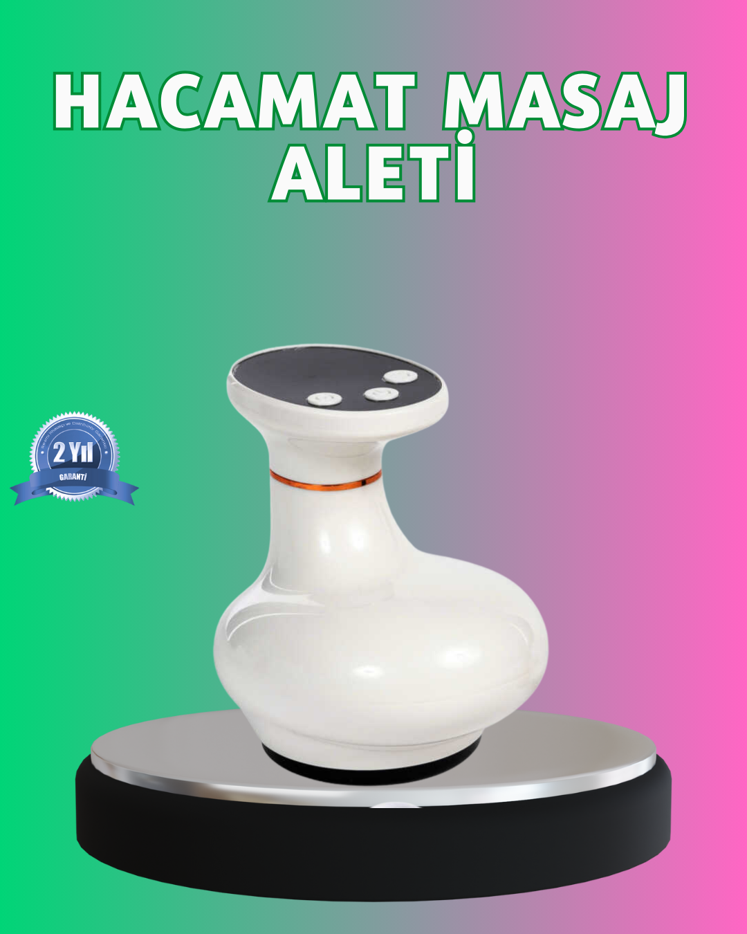 3 Fonksiyonlu Masaj Aleti Cilt Sıkılaştırıcı ve Rahatlatıcı - Lisinya