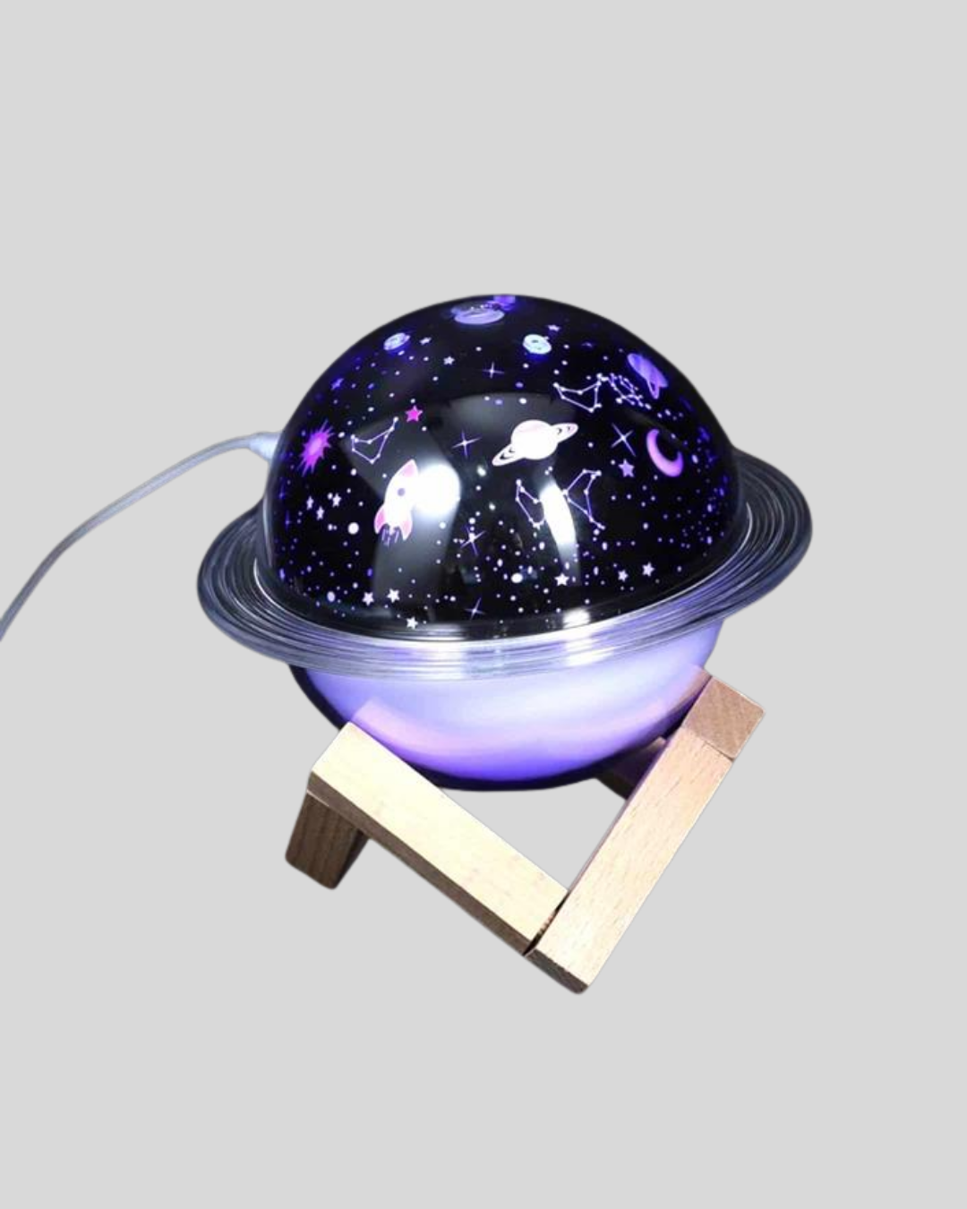 USB Mini Hava Nemlendirici ve Projeksiyon Lamba – Taşınabilir, Sessiz, Dekoratif Aromaterapi Cihazı - Lisinya