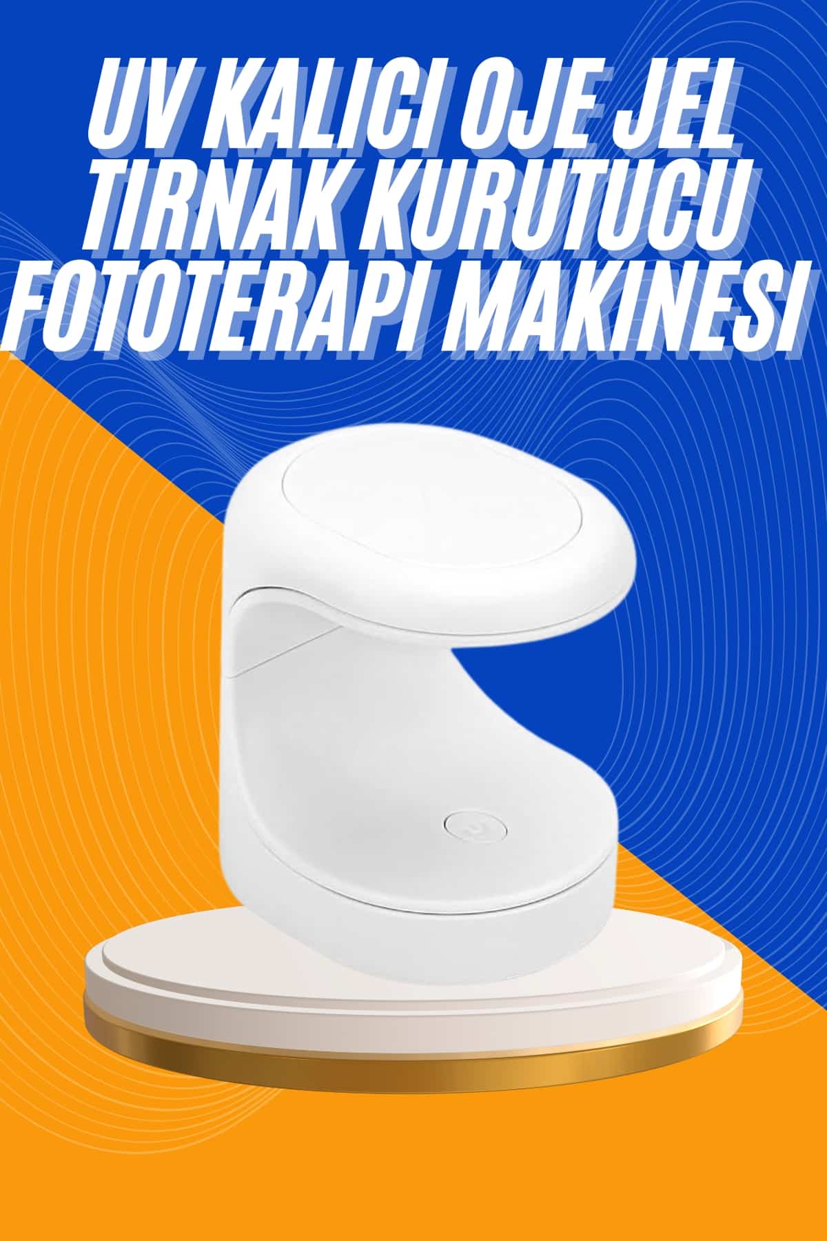 Protez Tırnak Kurutucu Kalıcı Oje Led Oje Kurutucu UV Işınlı Taşınabilir - Lisinya