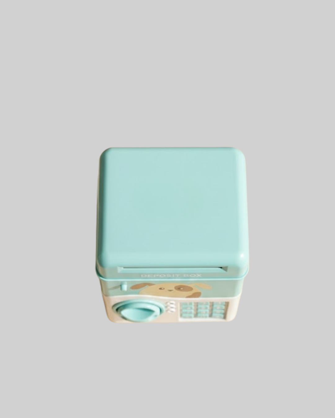 Çocuklar İçin Su Yeşili ATM Kasa Tasarımlı Şifreli Kumbara - Lisinya