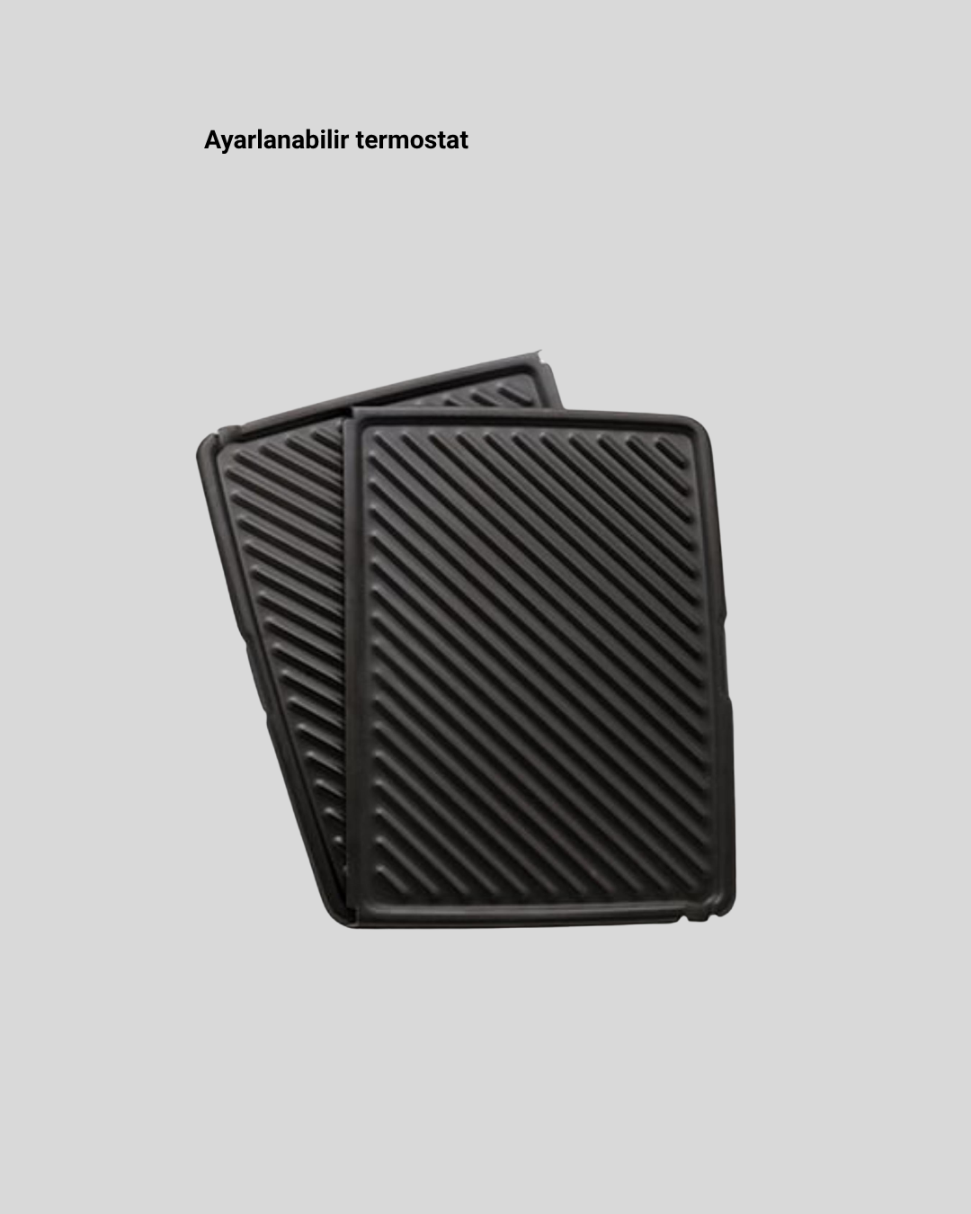 2000 Watt Tost Makinesi 6 Dilim Kapasiteli Döküm Plakalı Üç Kademeli Isı Ayarlı - Lisinya