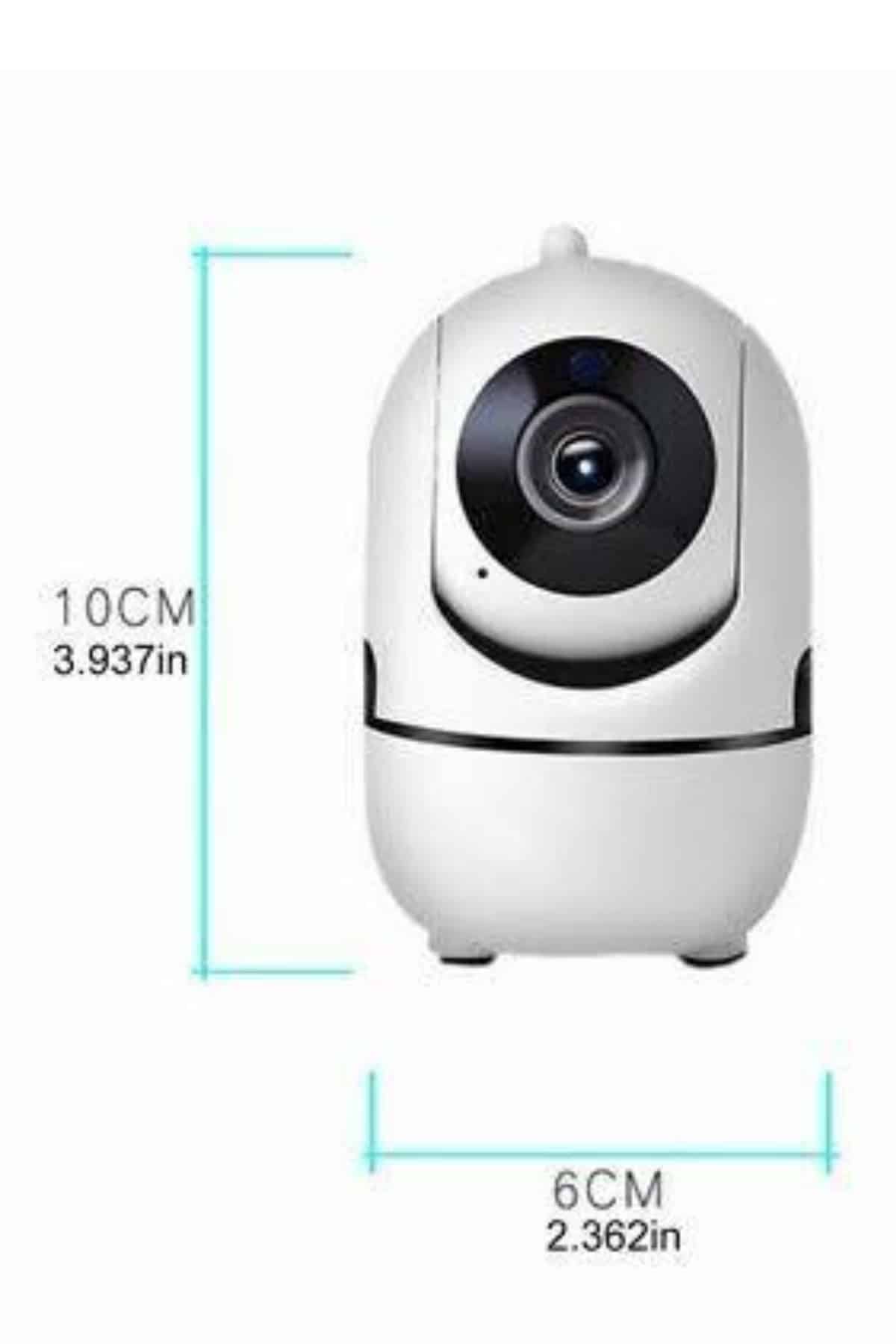 Baby Kamera Kablosuz 720P Beyaz 360 Derece Wifi Kamera Full HD 1080p - Lisinya