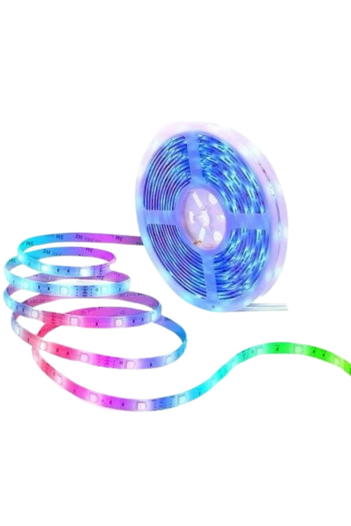 RGB Neon Şerit Led Lamba 10 Metre İç Mekan Tasarımına Uygun - Lisinya