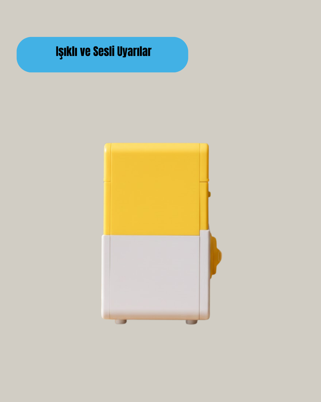 ATM Tasarımlı Sarı Işıklı Sesli Elektronik Kumbara - Lisinya