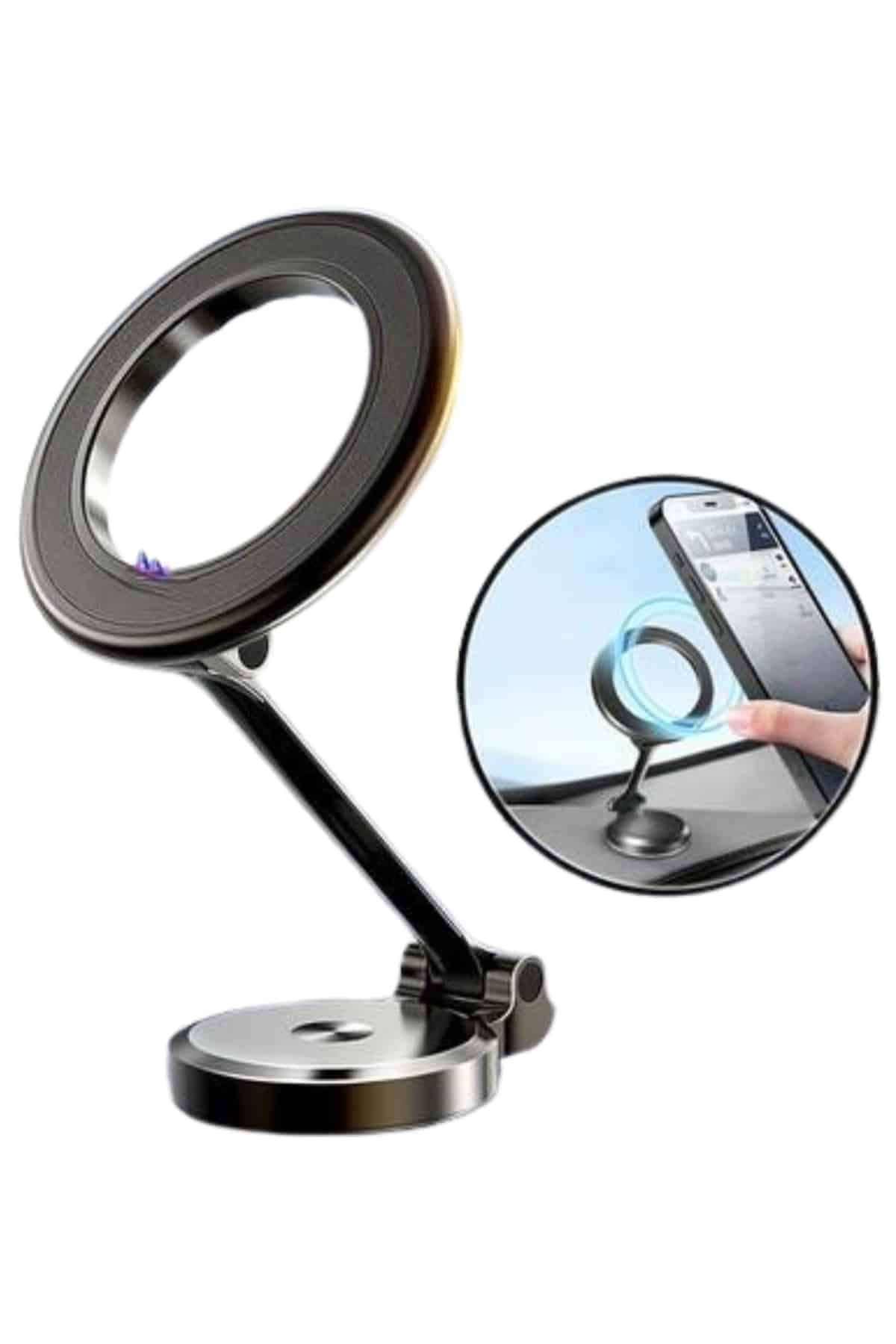 Araç Içi Telefon Tutucu İOS Uyumlu Magsafe Manyetik Mıknatıslı - Lisinya