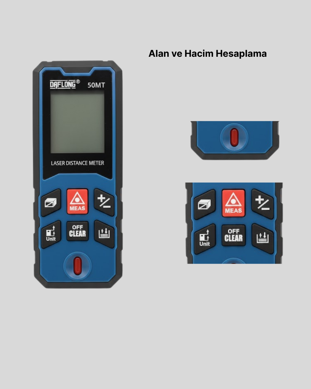 Lazer Metre 50 MT Hassas ve Hızlı Ölçüm Özellikli - Lisinya