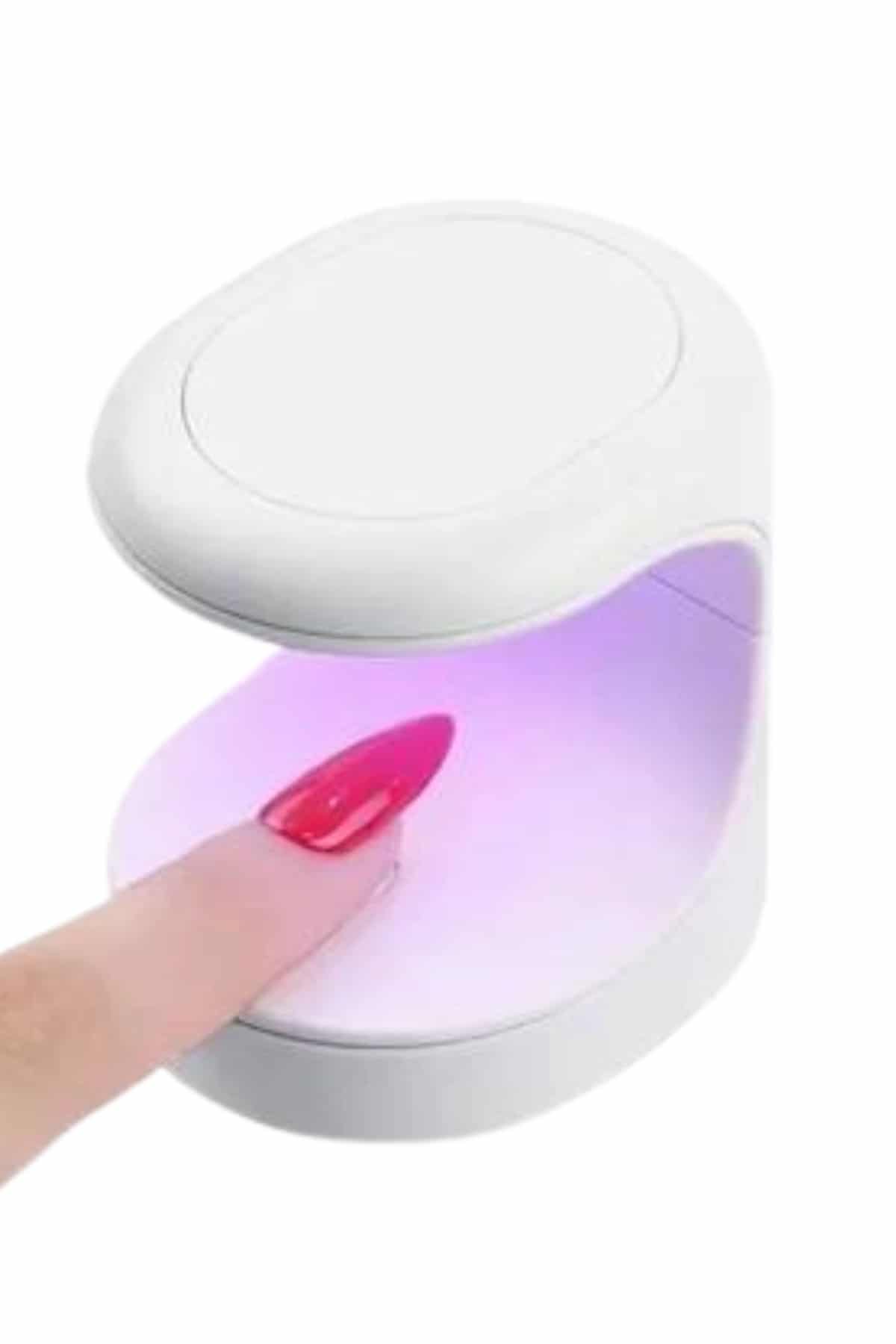 Protez Tırnak Kurutucu Kalıcı Oje Led Oje Kurutucu UV Işınlı Taşınabilir - Lisinya