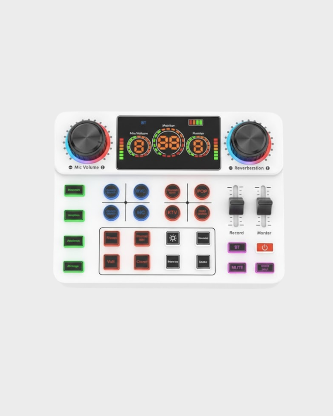 40mm Sürücülü RGB Kablosuz Kulaklık – Oyun ve Müzik için - Lisinya