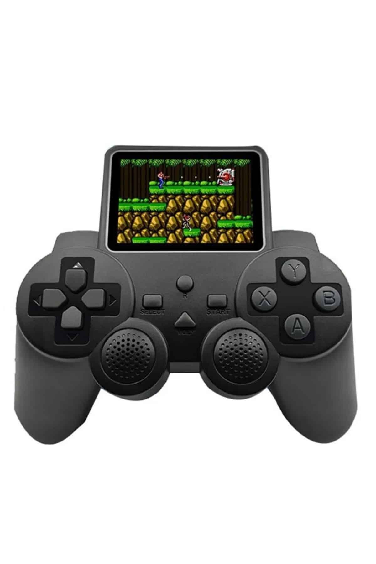 2.4 İnç Ekran 520 Oyunlu Retro Temalı Kablosuz Oyun Kolu El Atarisi - Lisinya