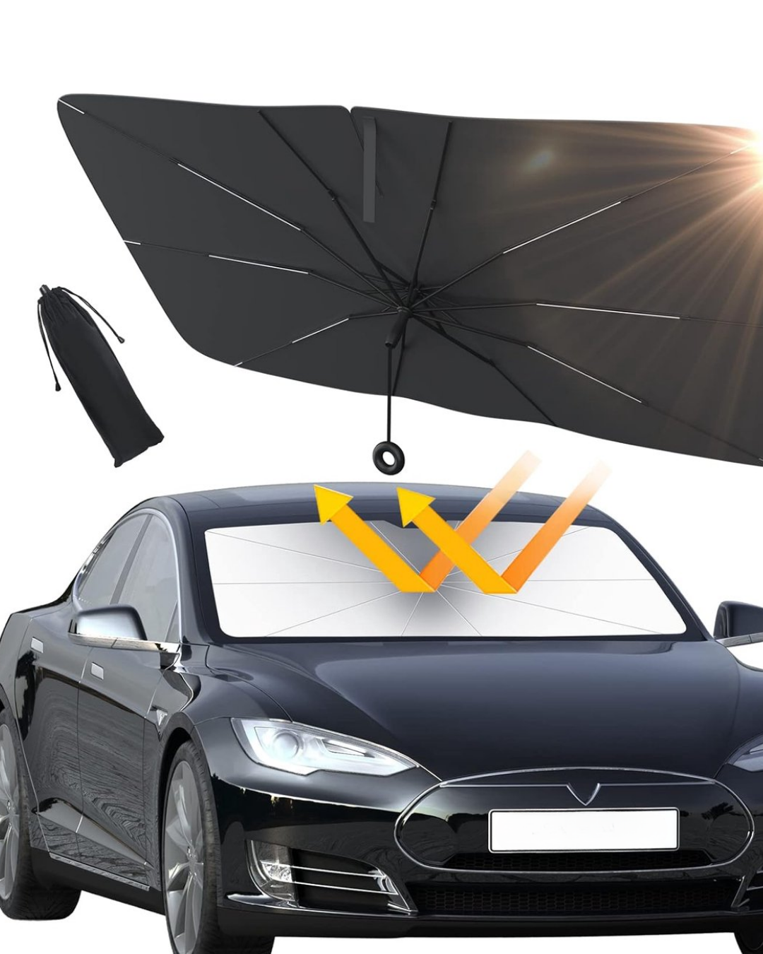 Citroen C-Elysee, Fiat Albea, Renault Thalia, Hyundai Accent Era, Ford Fusion Uyumlu Oto Şemsiye - Lisinya