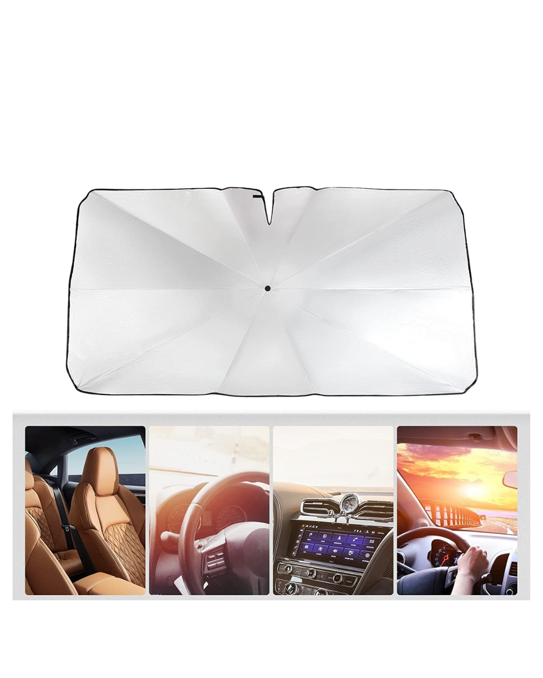 Citroen C-Elysee, Fiat Albea, Renault Thalia, Hyundai Accent Era, Ford Fusion Uyumlu Oto Şemsiye - Lisinya