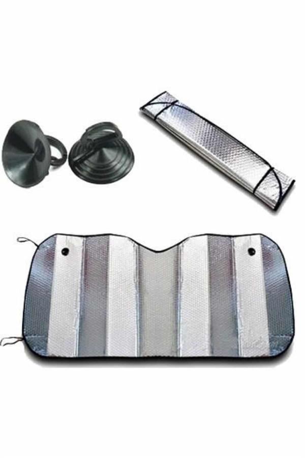 Araba Ön Cam Güneşliği Katlanabilir Oto Güneşlik Tüm Araç Modellerine Uygun - Lisinya