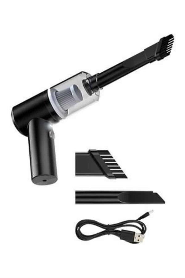 Araç İçi Süpürge Kablosuz Şarjlı Elektrikli Süpürge Elde Taşınabilir - Lisinya