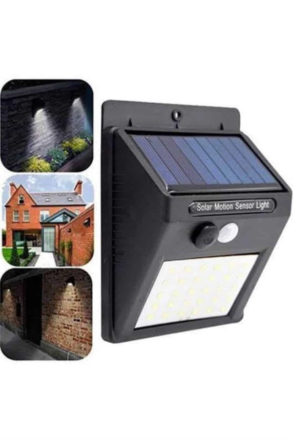 Bahçe Aydınlatması Güneş Enerjili Led Işık Lamba Sensörlü Dekoratif - Lisinya