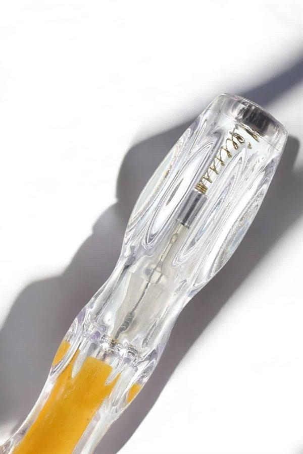 Çift Taraflı Elektrik Kontrol Kalemi Şeffaf Tornavida - Lisinya