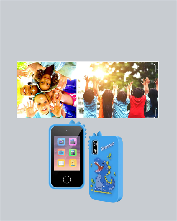 ABS + Silikon Gövdeli Dayanıklı Çocuk Kamerası – Güvenli Malzeme, Şok Emici Tasarım - Lisinya