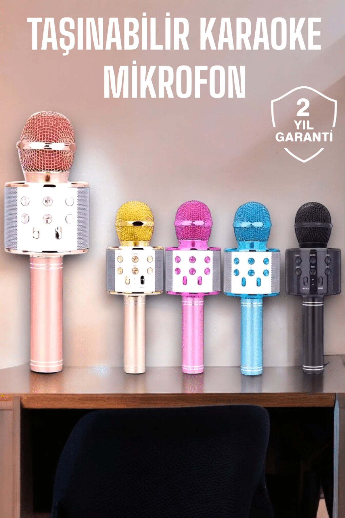 Taşınabilir Bluetooth Karaoke Mikrofon: Hafıza Kart Girişli, Etkileyici Performans - Lisinya