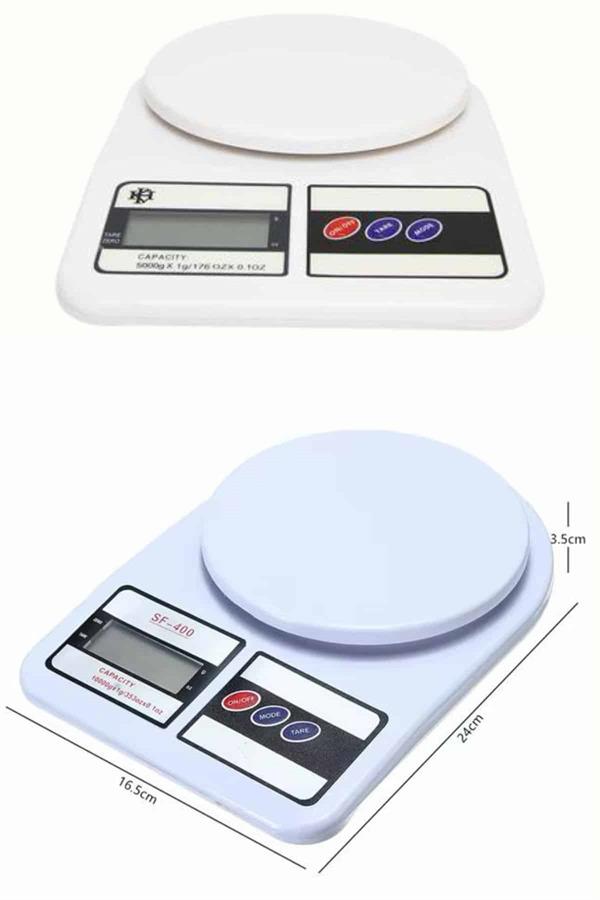 Dijital Hassas 10 Kg Mutfak terazisi tartısı LCD Ekran Mutfak Tartısı - Lisinya