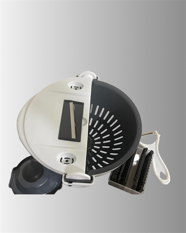 Süzgeçli Çok Fonksiyonlu Döner Rende ve Doğrayıcı - Lisinya