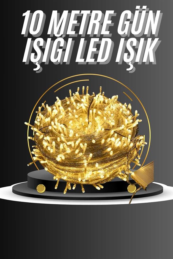 Dış Mekan Led Aydınlatma 10 Metre Gün Işığı Led Işık Pilli - Lisinya