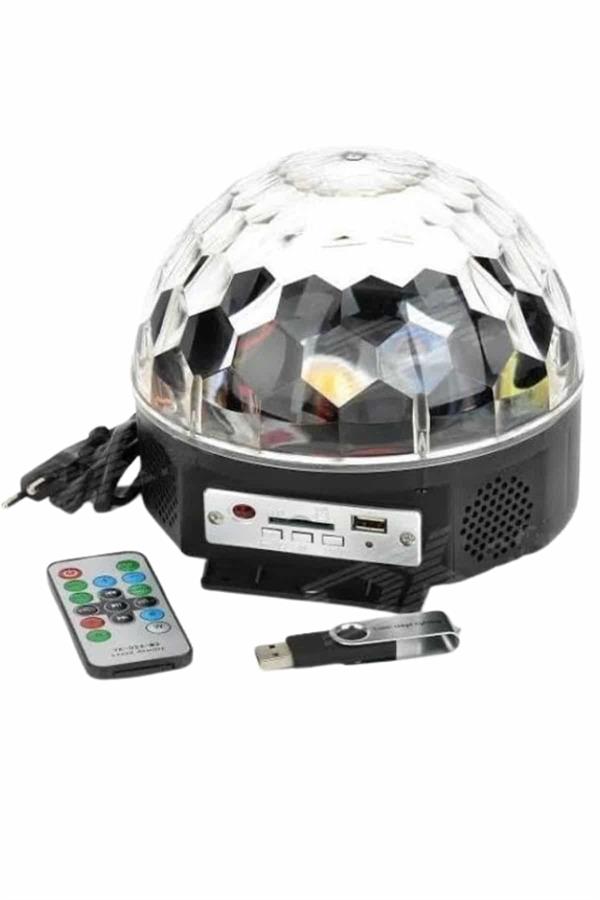 Disko Topu Renkli Işıklı Lazer Parti Bluetooth Bağlantılı Led Küre - Lisinya