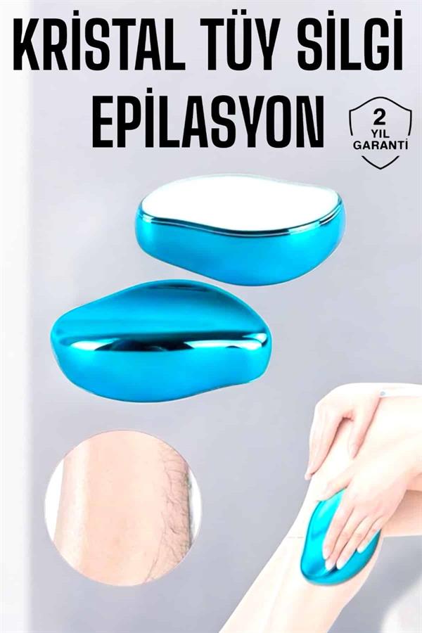 Epilasyon Aleti Bacaklar Kollar İçin Yıkanabilir Kristal Epilatör Tüy Silgi - Lisinya