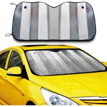 Araç Ön Cam Güneşlik UV ve Isı Koruma Katlanabilir Toyota Corolla Skoda Superb Dacia Duster Ford Focus - Lisinya