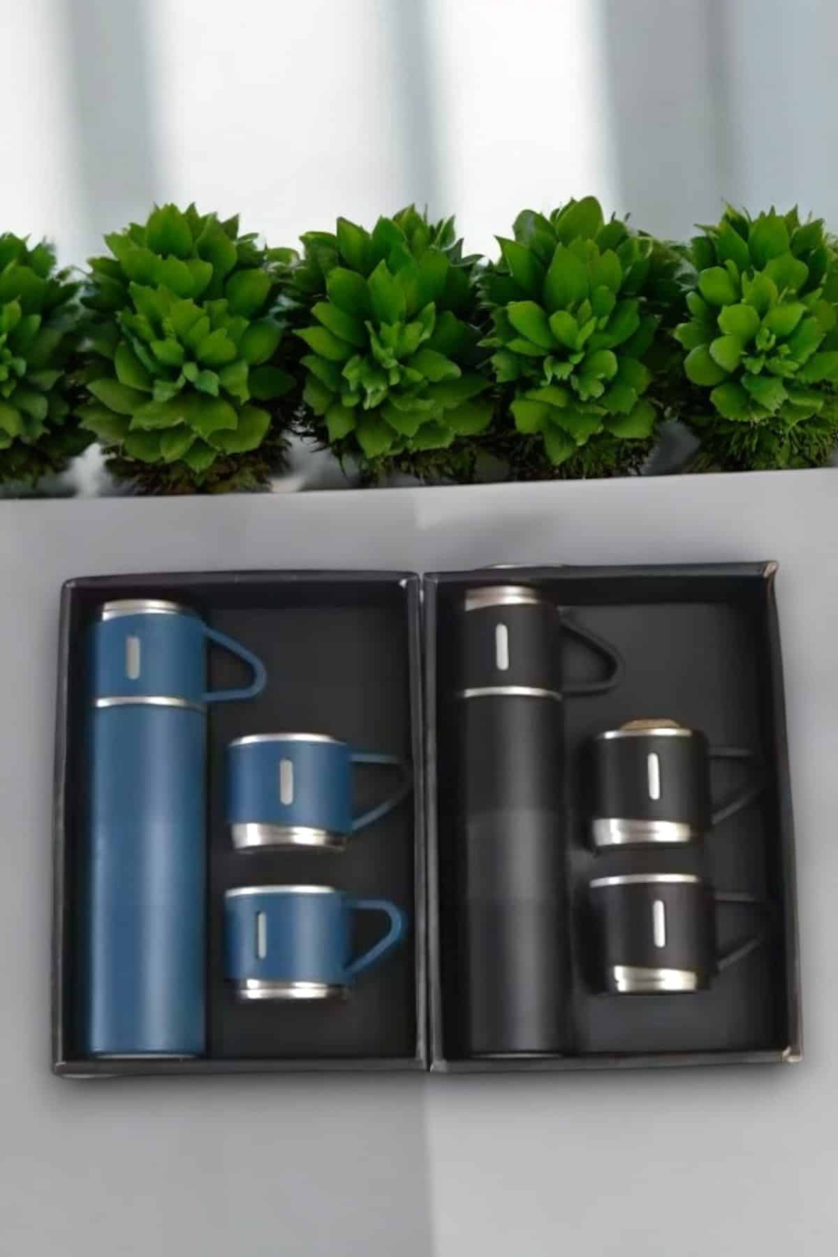 500 ml Kapasiteli Taşınabilir Basınçlı Termos Seti Günlük Kullanım için İdeal - Lisinya