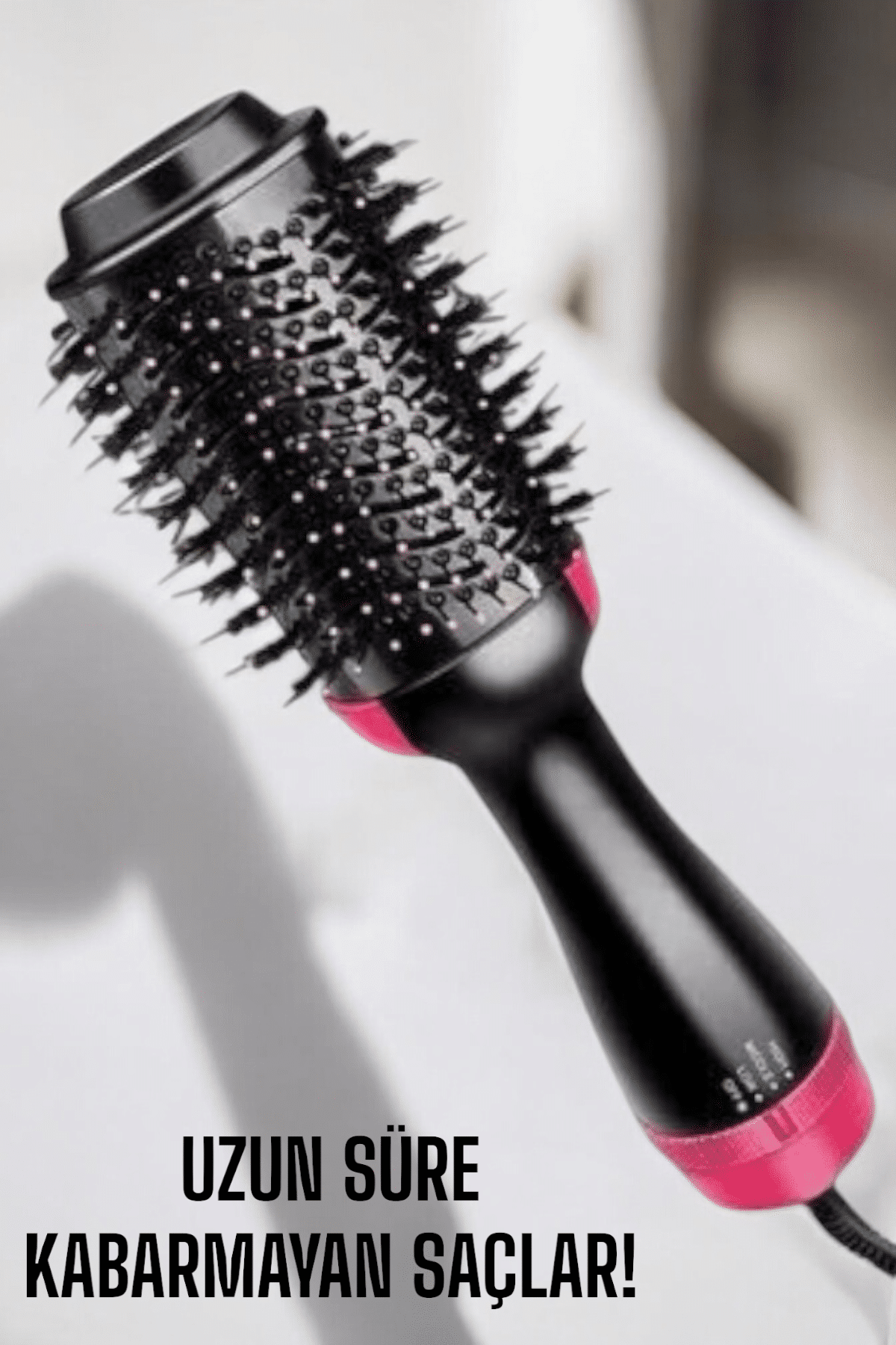 1200 Watt Gücünde, Negatif İyon Teknolojili, 3 Isı Kademeli Fön Tarağı - Lisinya