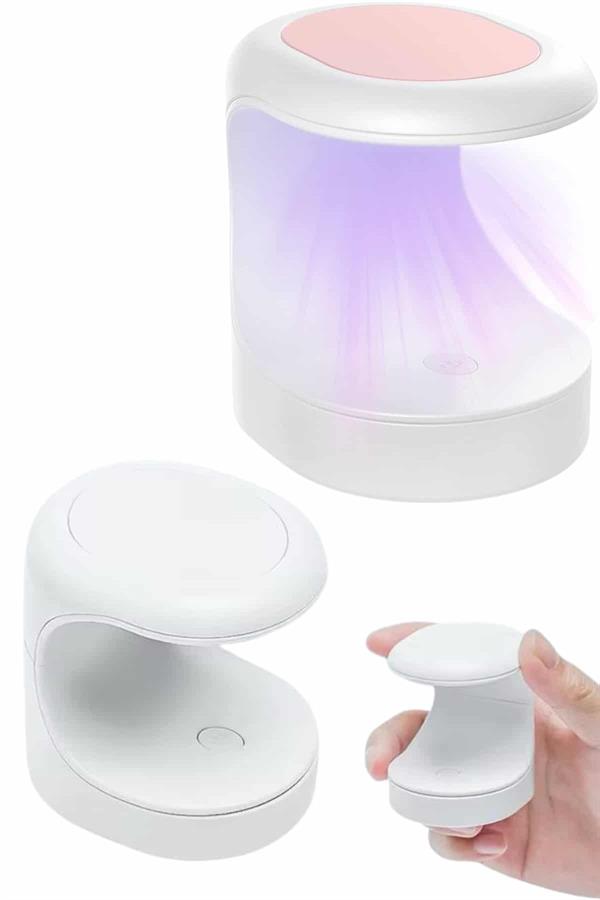 Kalıcı Oje Kurutucu Mini UV Işınlı Taşınabilir Hızlı ve Pratik Oje Kurutucu - Lisinya