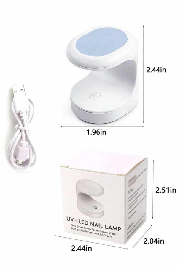 Kalıcı Oje Kurutucu UV Led Teknolojisi Taşınabilir Mini Tırnak Kurutucu - Lisinya