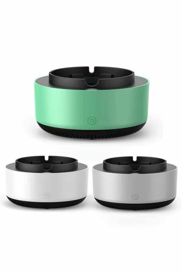 Kül Tablası Hava Temizleyici Araç Akıllı Küllük Duman Temizleyici - Lisinya