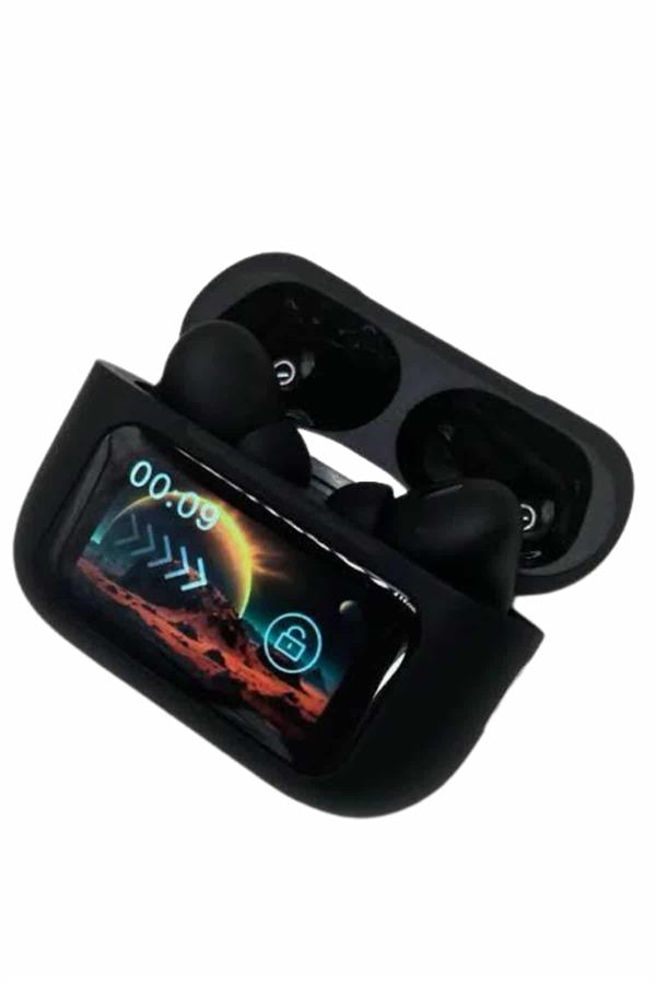 Kulak İçi Bluetooth Kulaklık Ekranlı Müzik Dinleme Çağrı Cevaplama Siyah - Lisinya