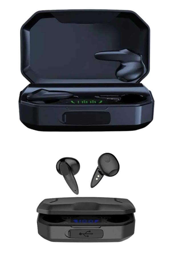 Kulak İçi Bluetooth Kulaklık Rgb Işıklı Çift Mikrofonlu iOS/Android Uyumlu BT 5.2 - Lisinya