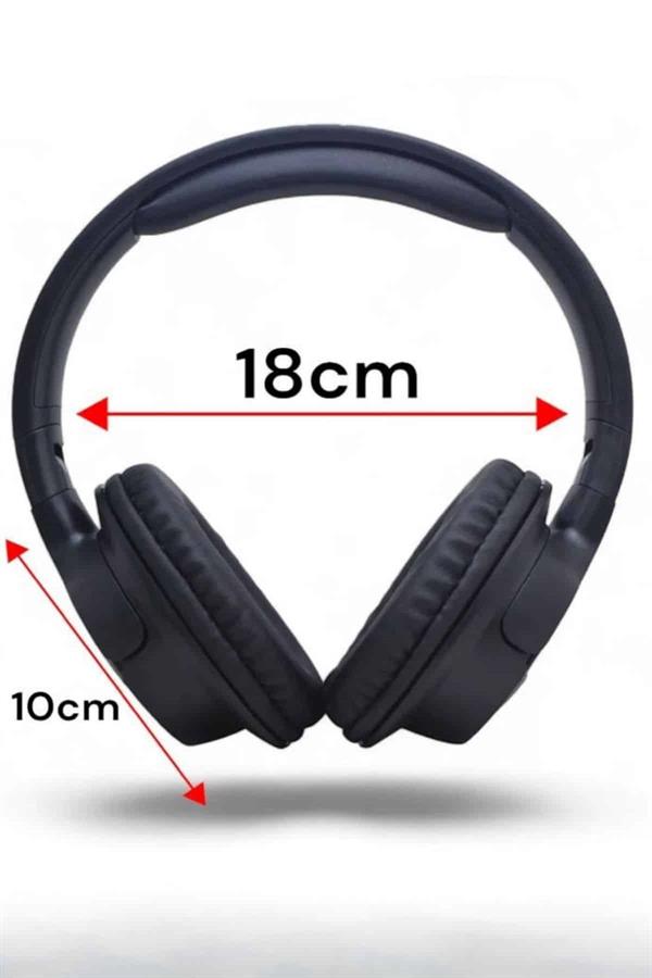 Kulak Üstü Bluetooth Kulaklık Ayarlanabiilir Uzun Pil Ömrü Kablosuz 5.0 Bluetooth - Lisinya