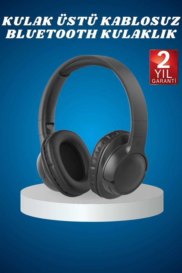 Kulak Üstü Kablosuz Bluetooth Kulaklık Yüksek Ses Kaliteli ANC Özelliği - Lisinya