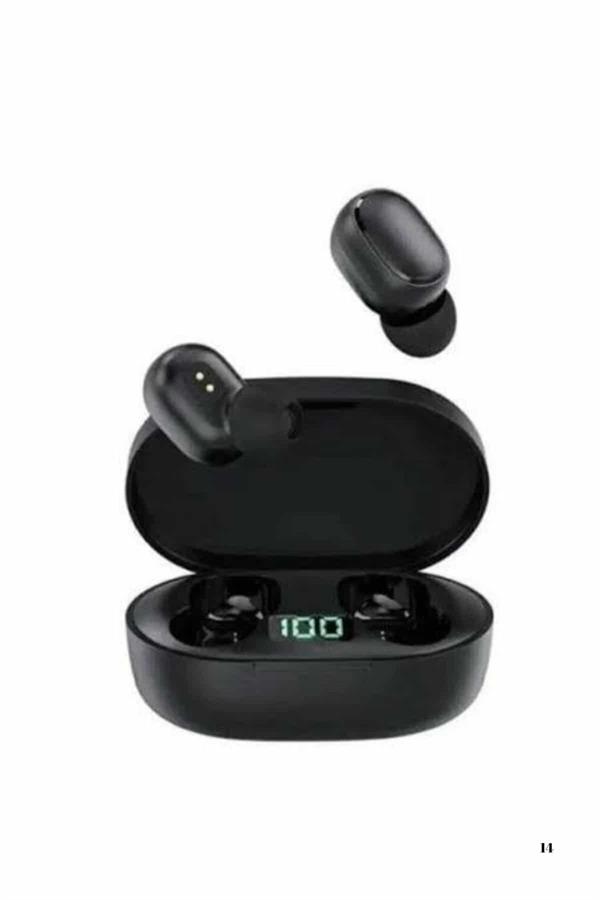 Kulaklık Dijital Göstergeli Bluetooth Bağlantılı Kablosuz Kulak İçi Mikrofonlu Dokunmatik Kontrol - Lisinya