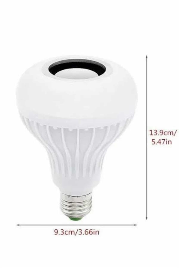 Lamba Hoparlör Ampül Görünümlü Renk Değiştirebilen Android ve İOS Uyumlu - Lisinya