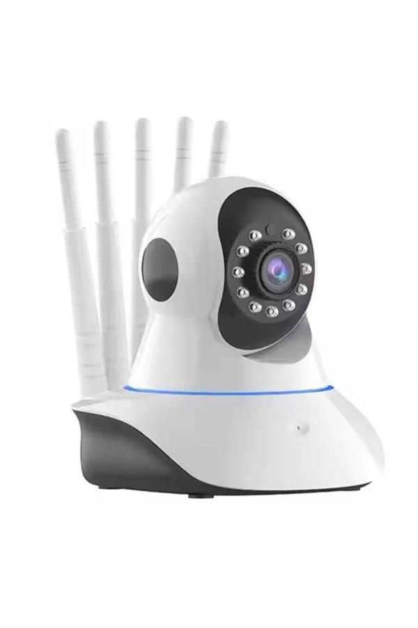 LED Aydınlatmalı 5 Antenli Motorlu 1080P Wifi Kamera Sensörlü - Lisinya