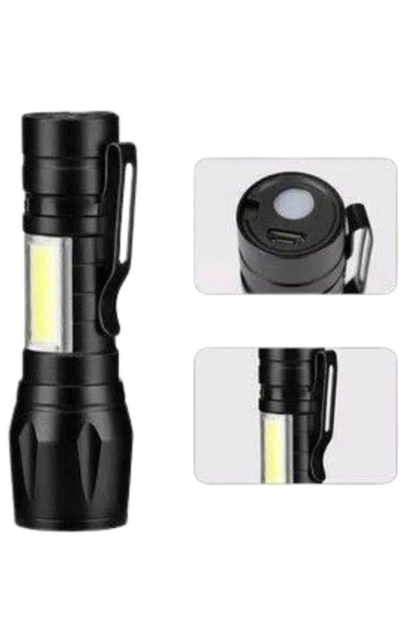 Led Lamba El Feneri Küçük Taşınabilir USB Şarjlı Acil Durum Lambası - Lisinya