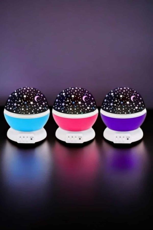 Mavi ve Mor Işıklı Star Master Projeksiyon Lambası - Lisinya